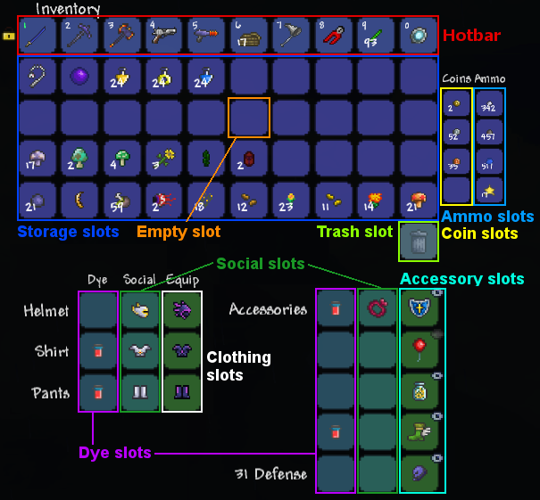 Terraria all dyes